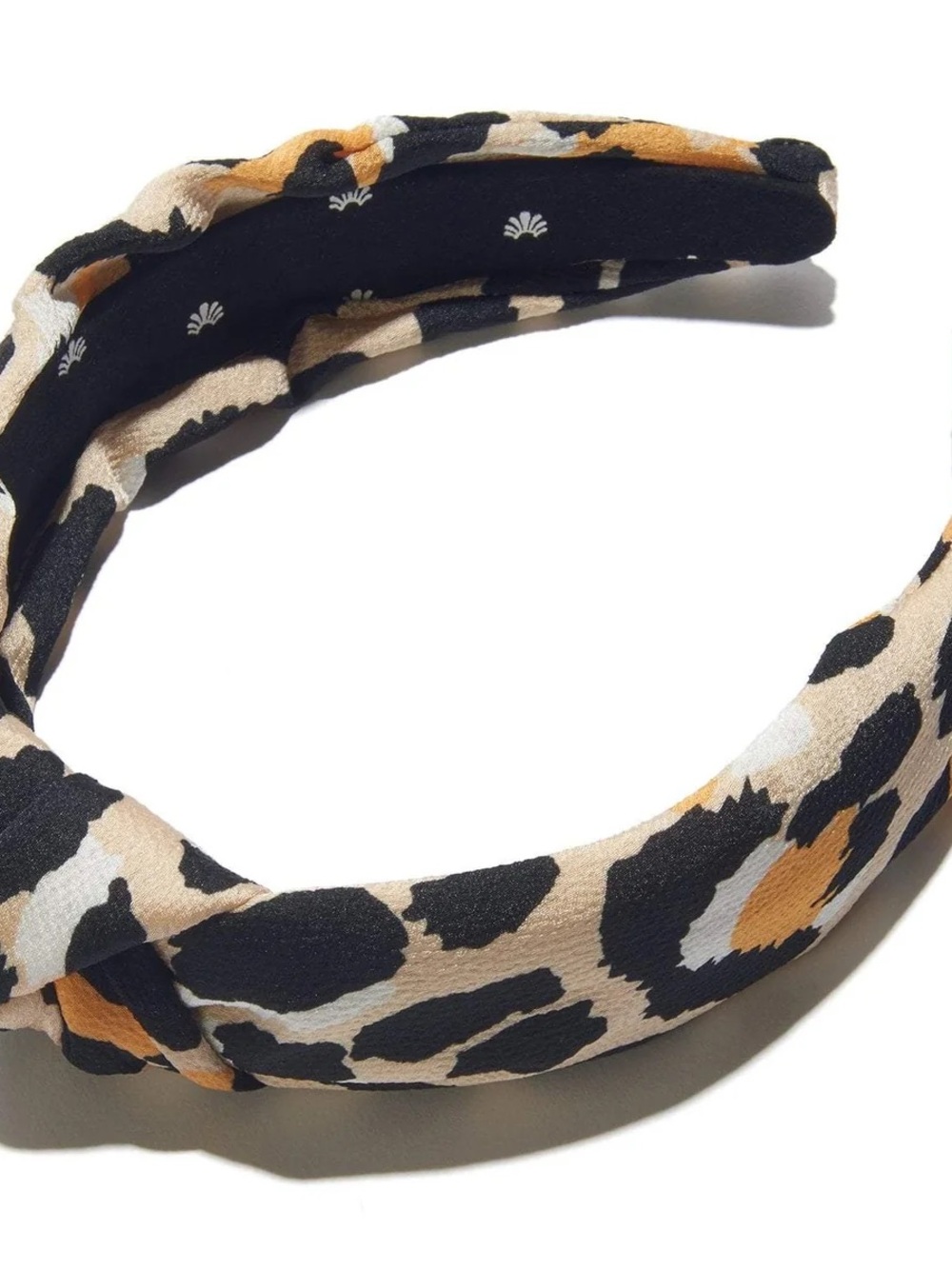 Lele Sadoughi SILK LEOPARD PRINT HEADBAND